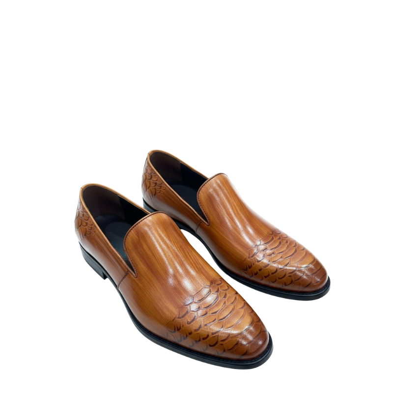 Luxury Pattern Slip On Loafers