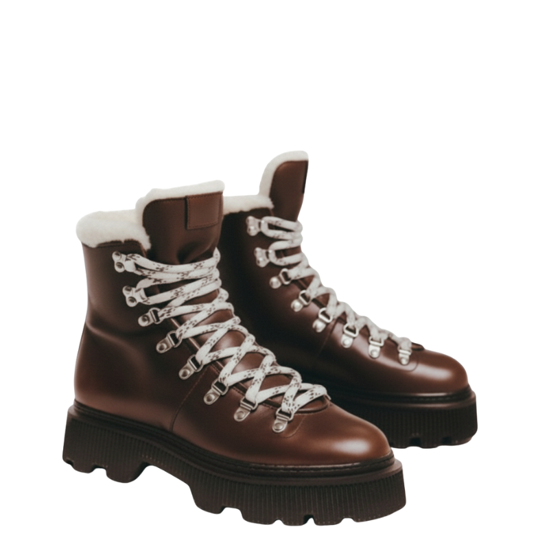 Italain Winter Lined Hiking Boots