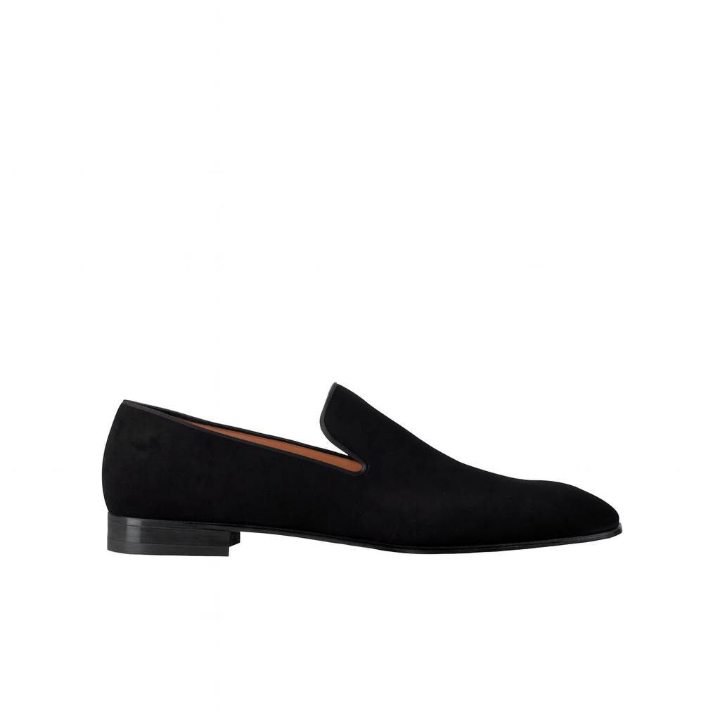 Luxury Elegant Minimalist Black Velvet Loafer