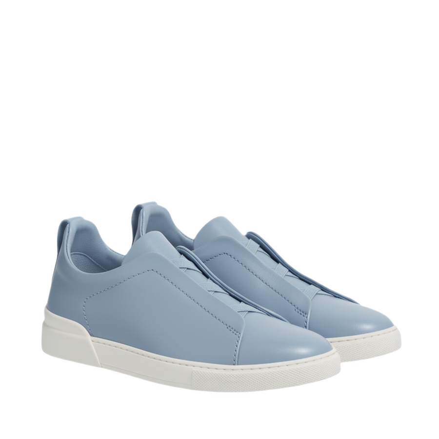 Luxury Edition Triple Stitch Leather Sneaker for Men's