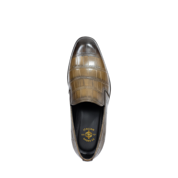 Vintage Croco Luxury Loafers