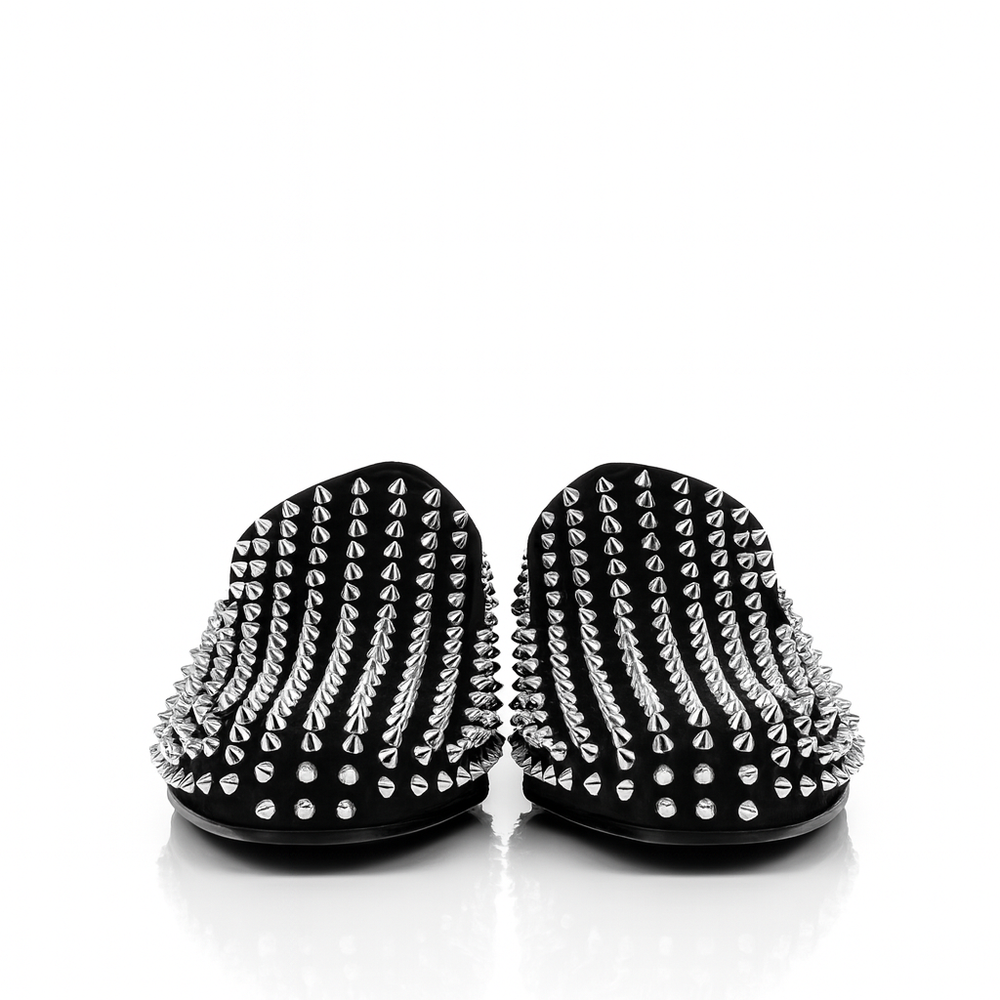Italain Edition Spiked Slip on Shoes for Mens