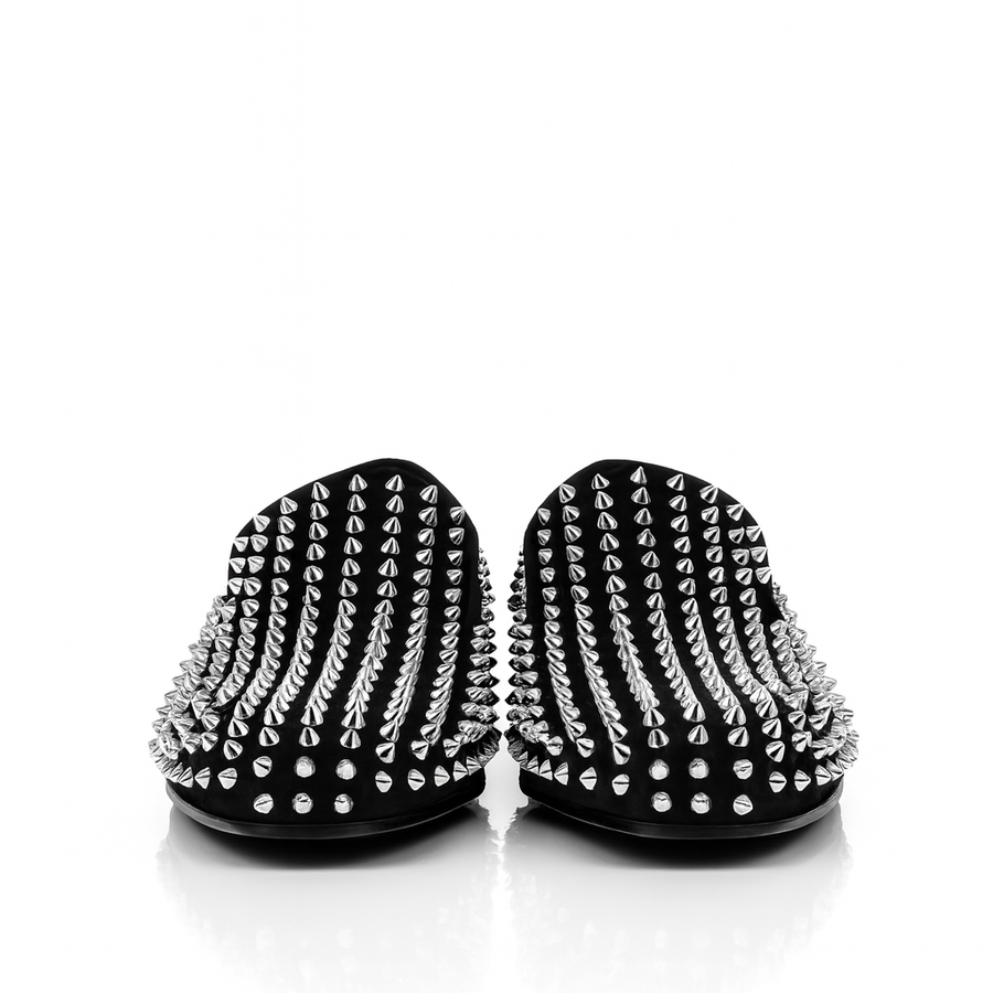 Italain Edition Spiked Slip on Shoes for Mens