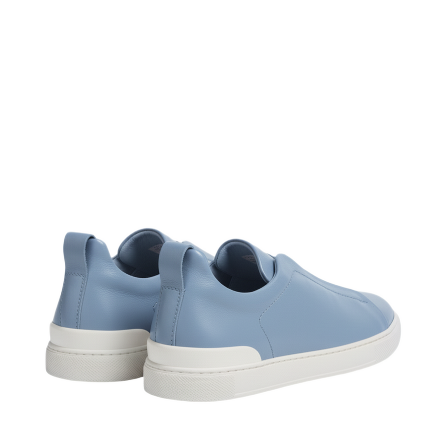 Luxury Edition Triple Stitch Leather Sneaker for Men's