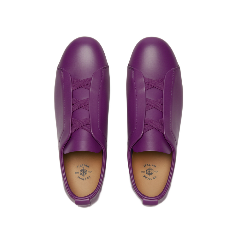 Luxury Edition Triple Stitch Leather Sneaker for Mens