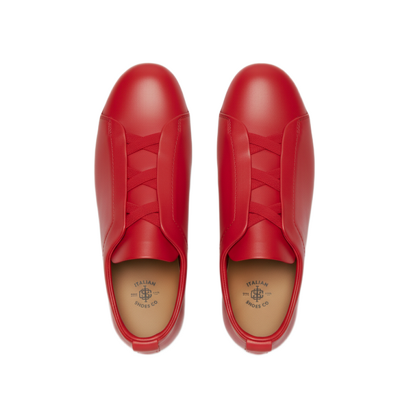 Luxury Edition Triple Stitch Leather Sneaker for Mens