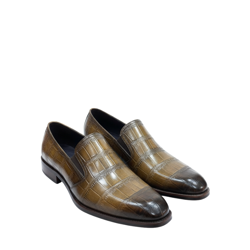 Vintage Croco Luxury Loafers
