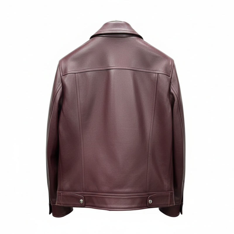Royale Leather Zipper Jacket