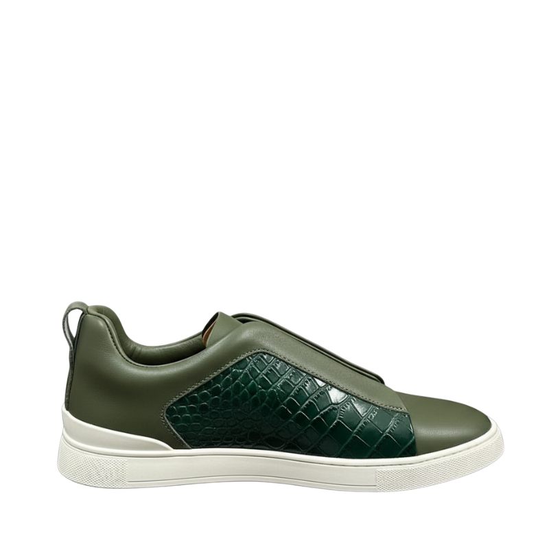 Luxury Croco Slip-On Sneakers