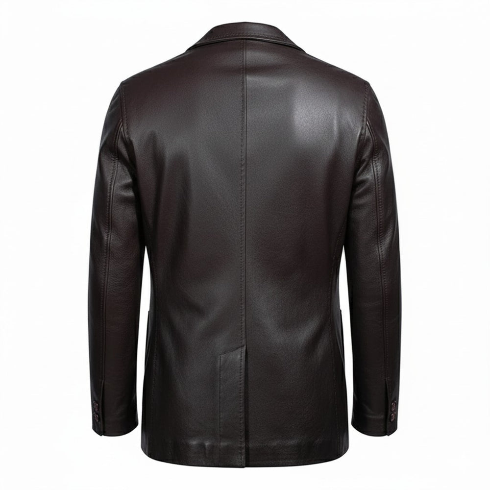 Havron Leather Blazer