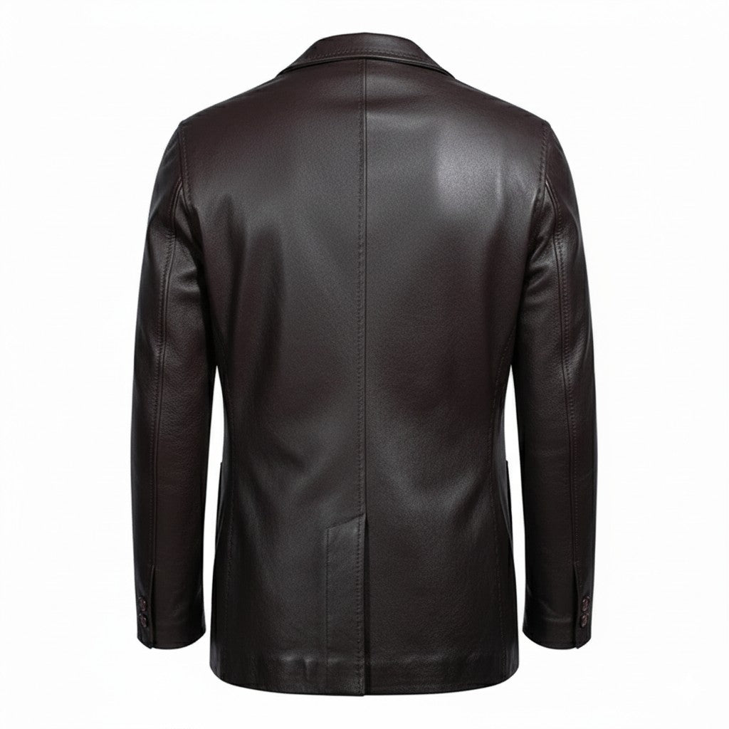 Havron Leather Blazer