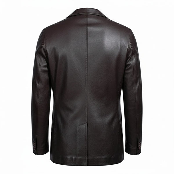 Havron Leather Blazer