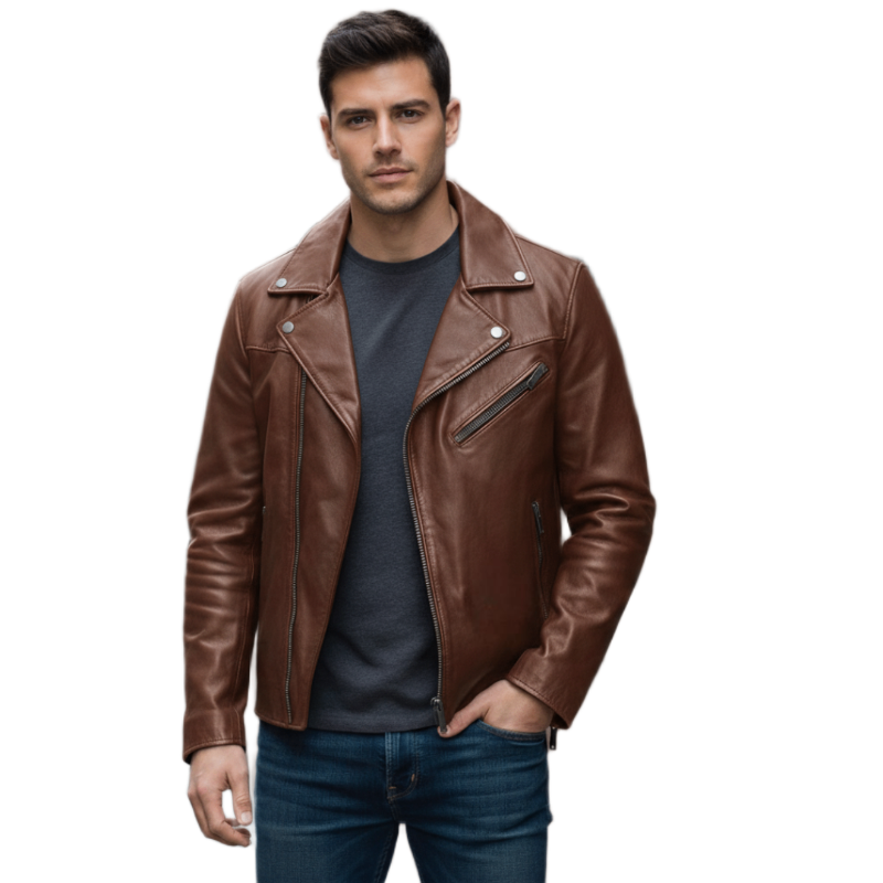 Motociclo Jacket Tobecco