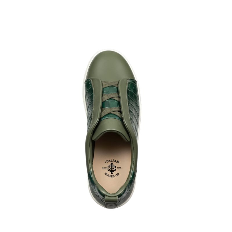 Luxury Croco Slip On Sneakers