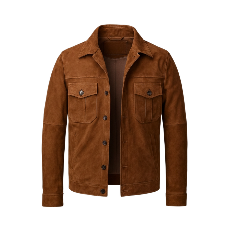 Classic Suede Safari Jacket