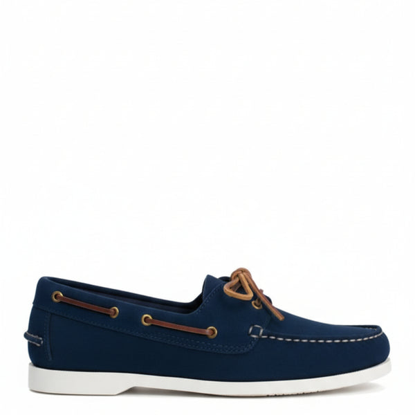 Men s Moccasin In Suede - Blue