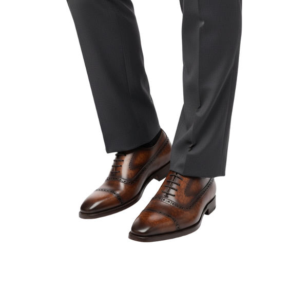 Baroque Classic Oxford Brogue Dress Shoes