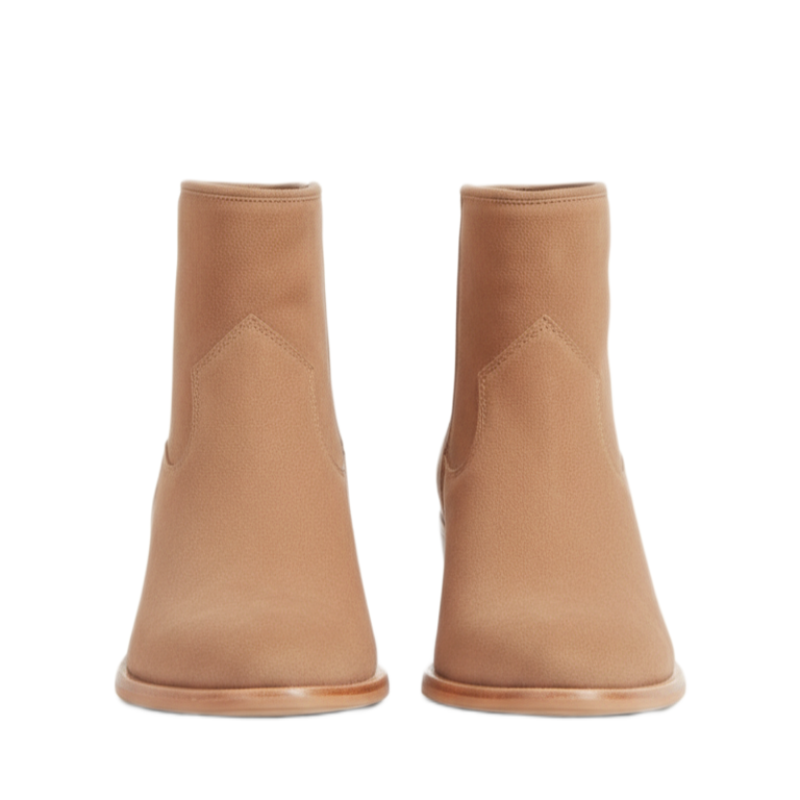 Italian Suede Luxe Zip Ankle Boots