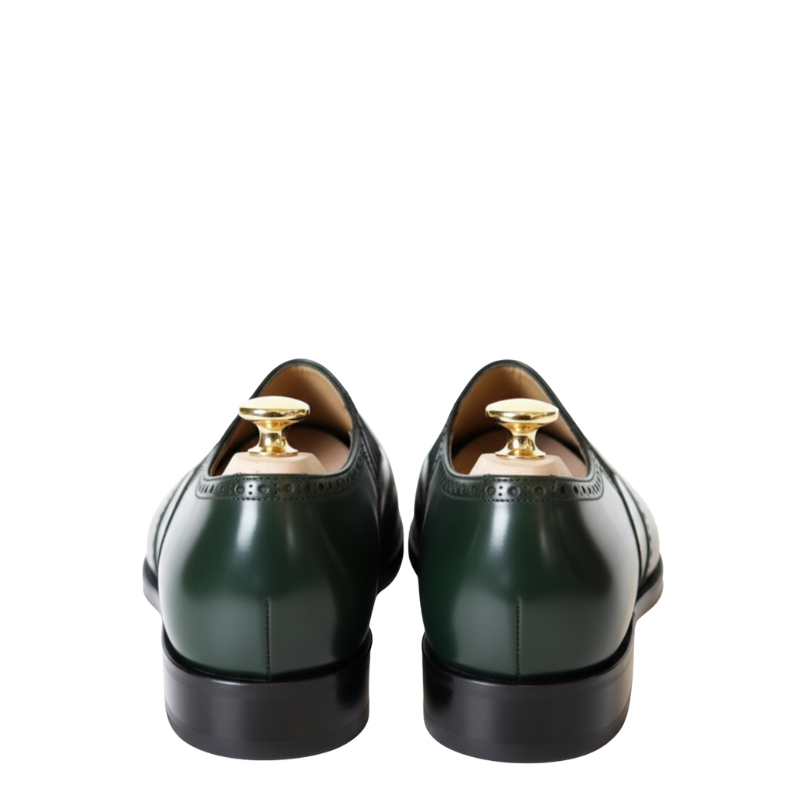 Emerald Brogue Slip Ons Loafer