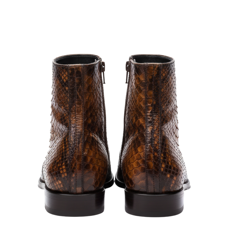Luxury Python Luxe Ankle Boots