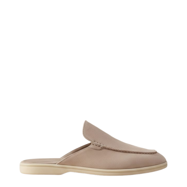 Moreno Suede Classic Mule - Beige