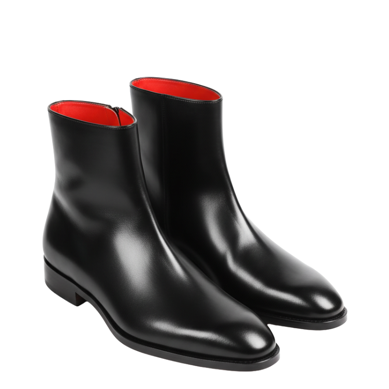 Obsidian Rouge Zip Chelsea Boots