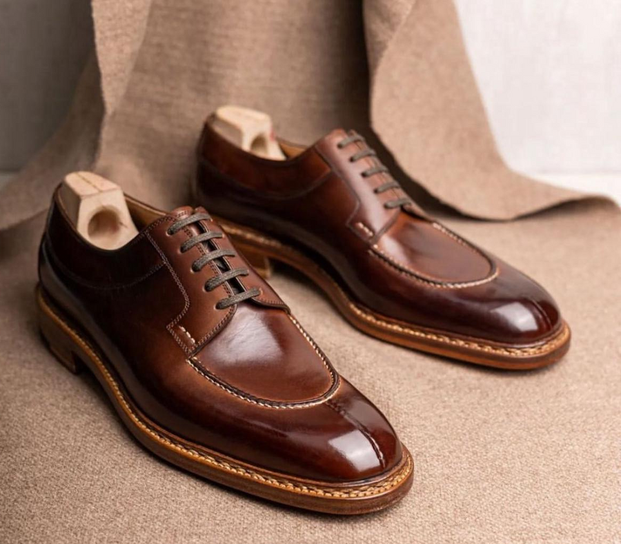 Men's Leather Derby Shoe Designer