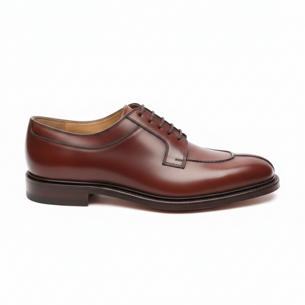 Derby Blucher Luxury Shoes India - Burnished Burgundy