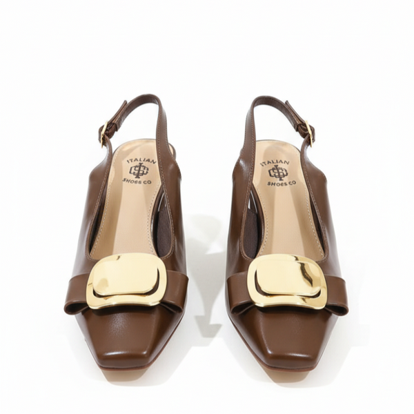 Aurelia Italian Slingback Heels