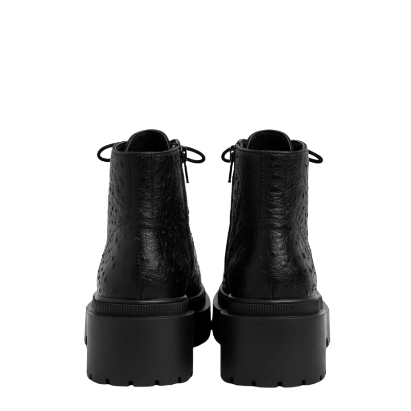 Midnight Ridge Luxe Combat Boots