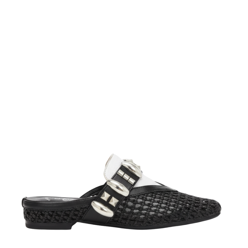 Luxury Studded Mesh Mule