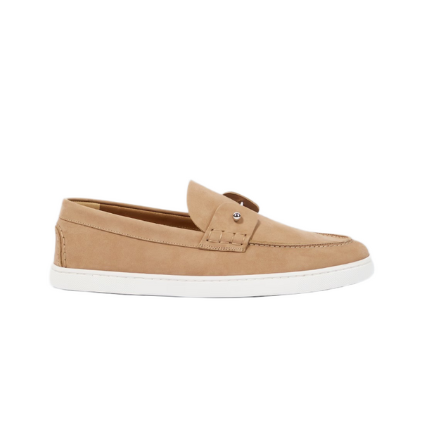 Italian Suede Riviera Slip On Loafers - Desert Beige