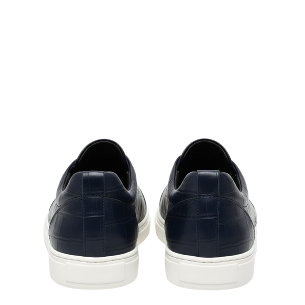 Croc Embossed Italian Luxe Slip On Sneakers