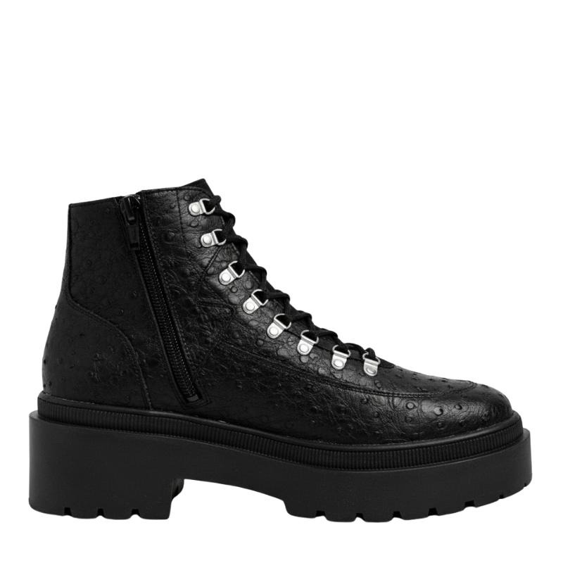 Midnight Ridge Luxe Combat Boots