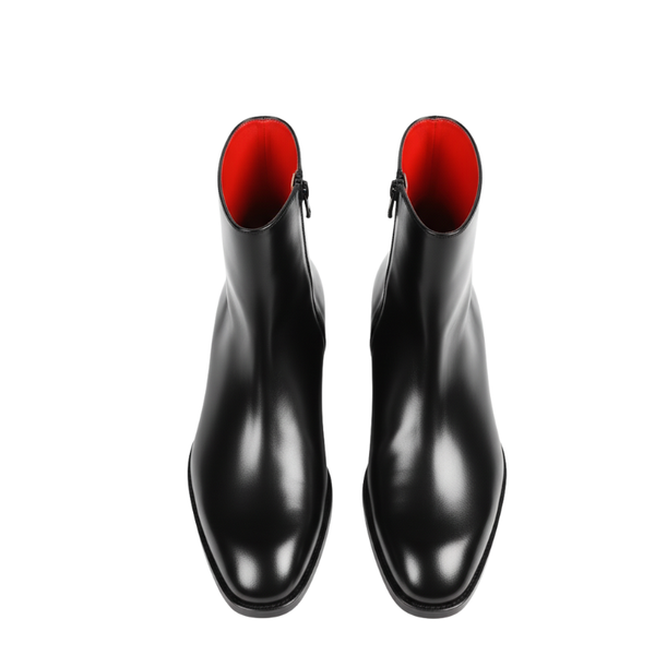 Obsidian Rouge Zip Chelsea Boots