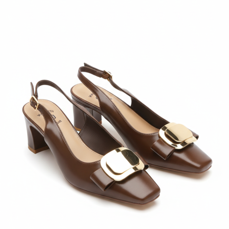 Aurelia Italian Slingback Heels