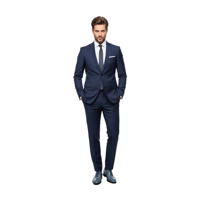 Azure Croc-Textured Oxford Shoes Lace-Ups