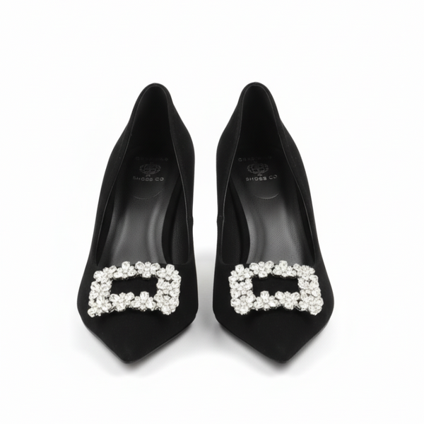 Italian Jewel Pointed Toe Heel