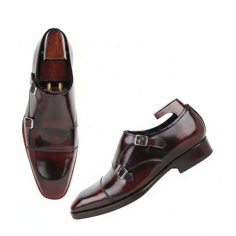 Luxury Double Monk Strap Shoes