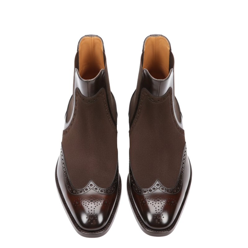 Italian Dual-tone Chelsea Boots