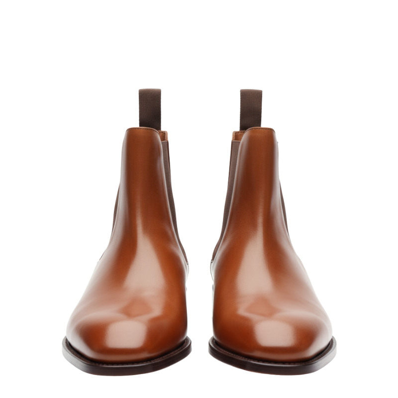 Polished Sienna Eclipse Chelsea Boots
