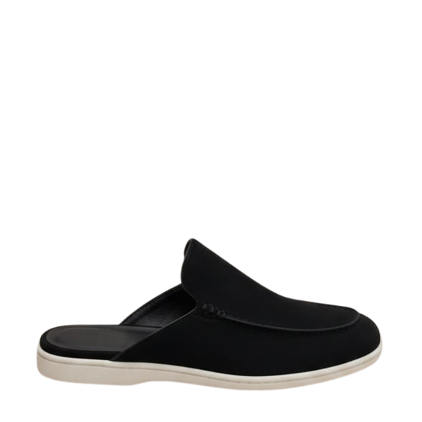 Moreno Suede Classic Mule - Black