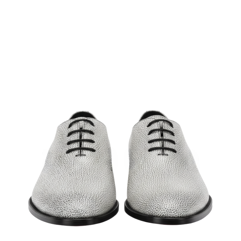 Italian Pebble Texture Luxe Derby Shoes