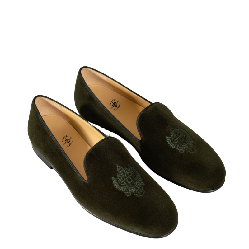 Imperial Velour Crest Loafer