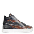 Blue Snake Print