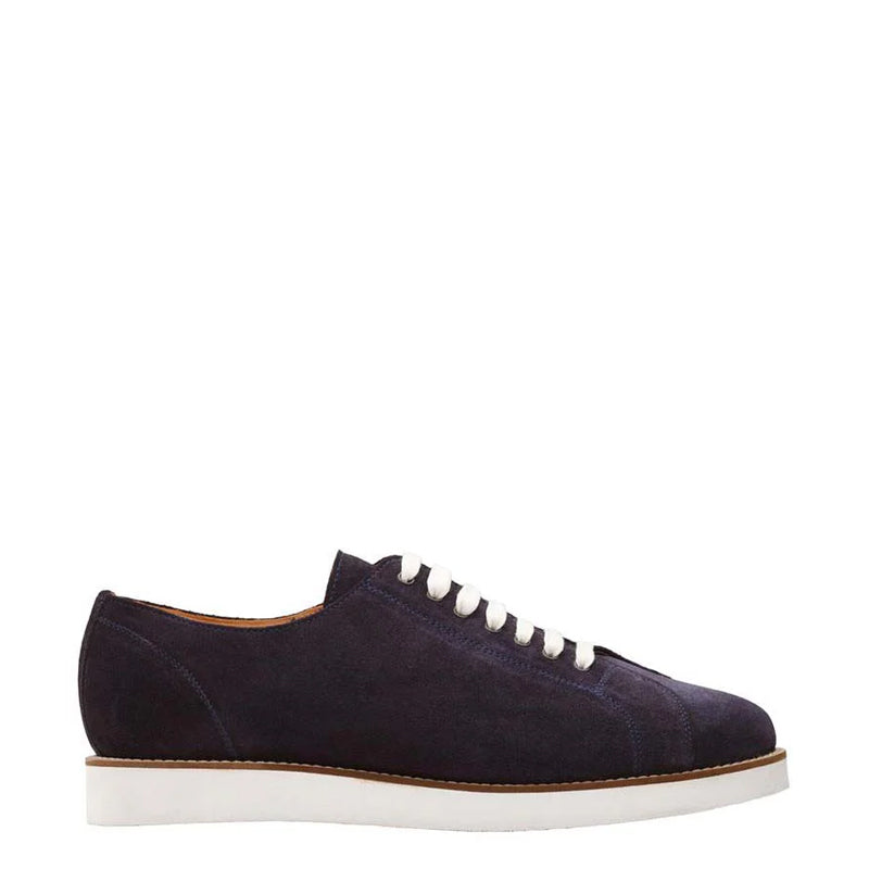 Classic Suede Lace Up Dark Brown Sneaker