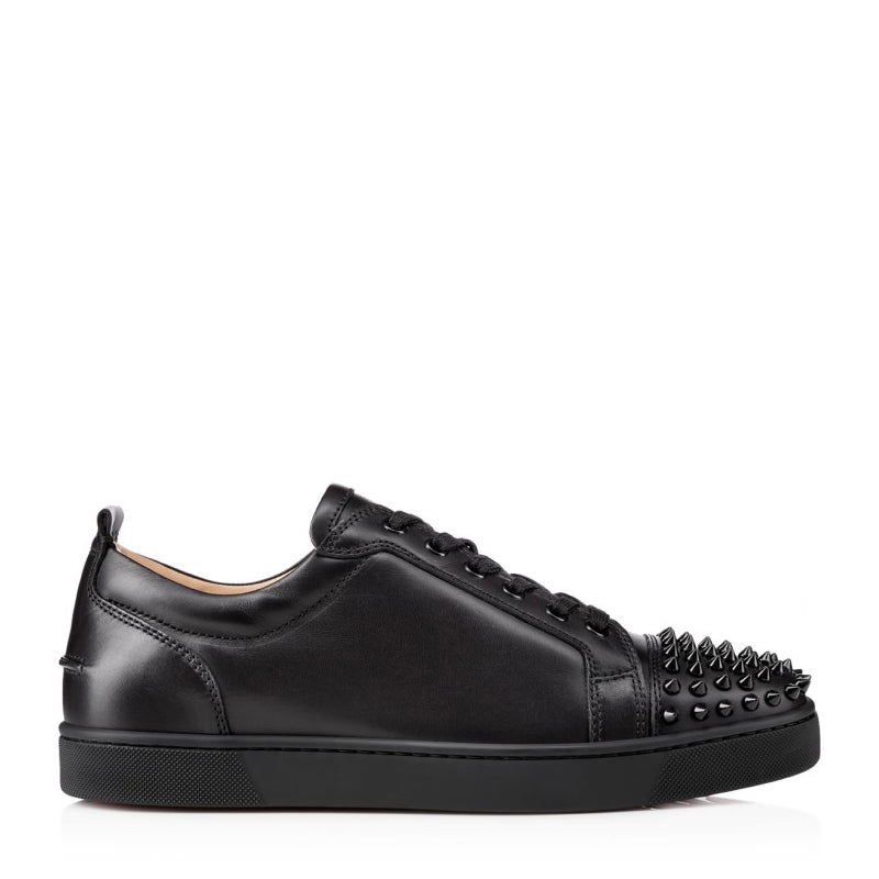 Men Solid Leather Lace Up Sneakers