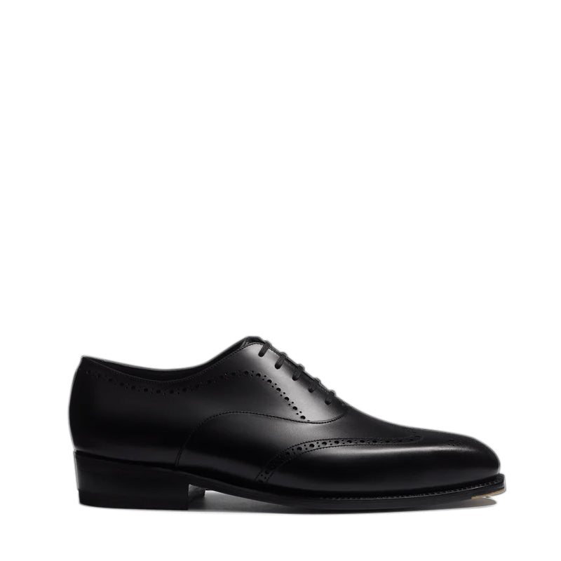 Fusain Perforated Oxford Leather Shoes