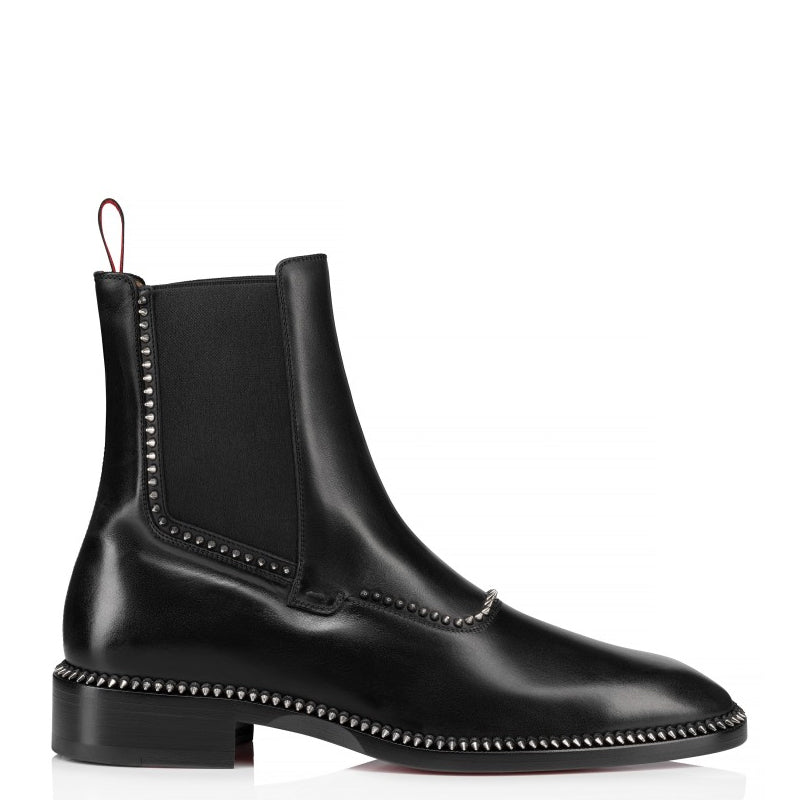 Studded Leather Chelsea Boots For Men