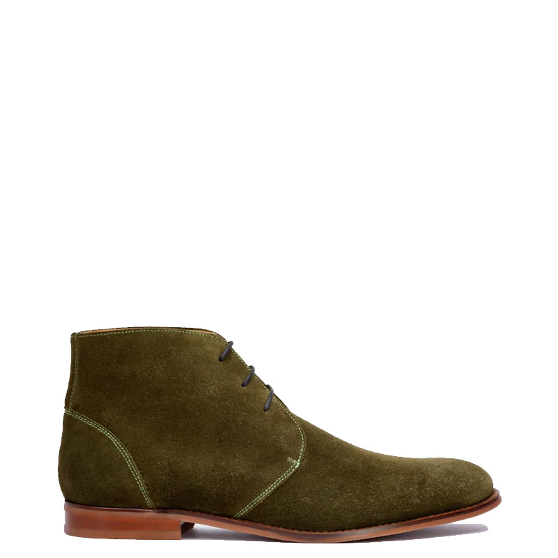 Men Suede Handmade Leather Chukkas Boots